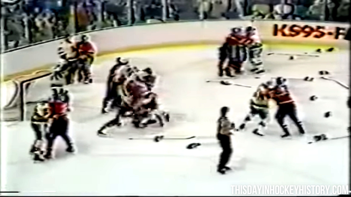 This Day In Hockey History-March 12, 1984-(VIDEO)Montreal Canadiens Minnesota North Stars Brawl