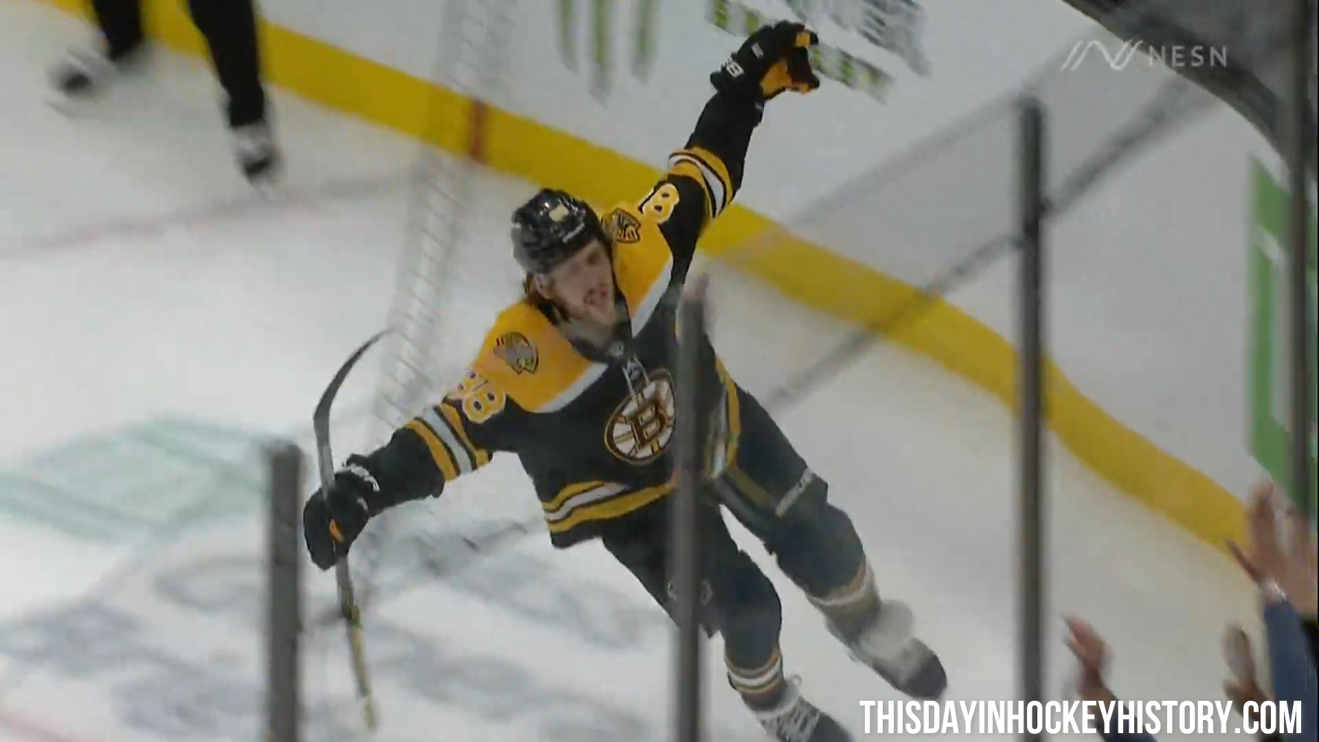 This Day In Hockey History-March 24, 2022-Bruins David Pastrnak Scores Natural Hat Trick vs Tampa  Bay Lightning