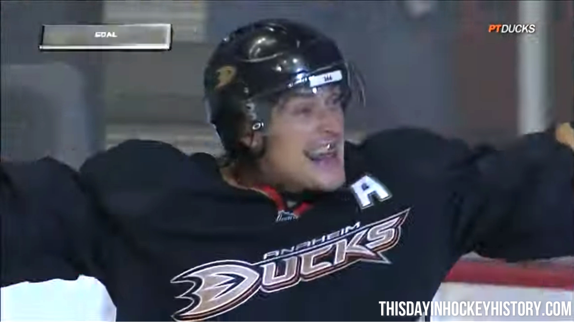This Day In Hockey History-March 28, 2011-Teemu Selanne Hat Trick
