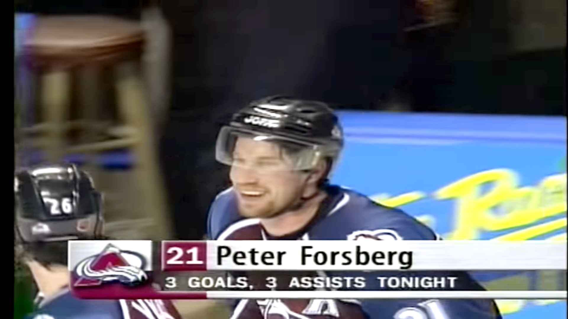 This Day In Hockey History-March 3, 1999-Forsberg Leads Huge Avalanche Comeback