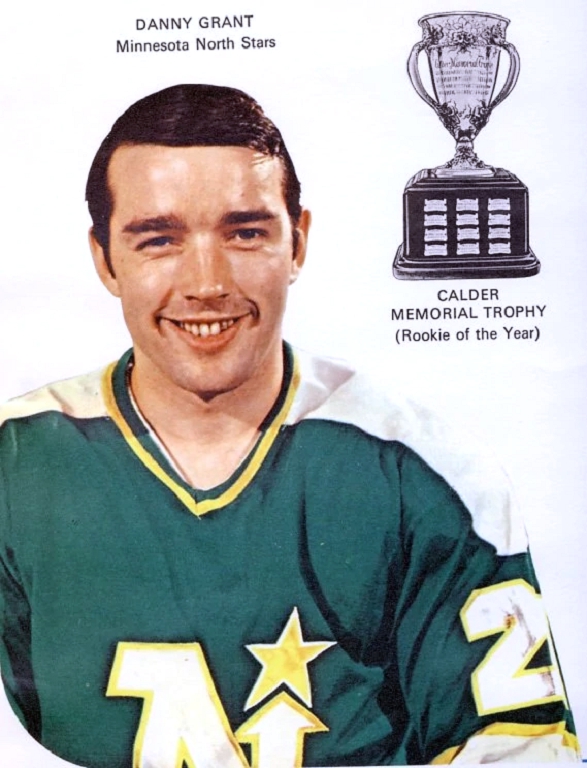 This Day In Hockey History-April 28, 1969-Northstars’ Danny Grant Wins Calder