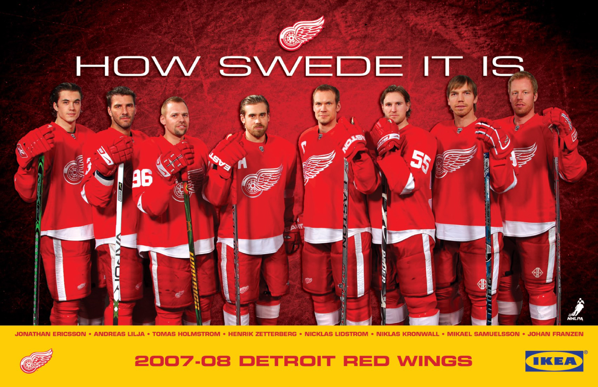 This Day In Hockey History-May 22, 2008-In Sweden the Red Wings trust