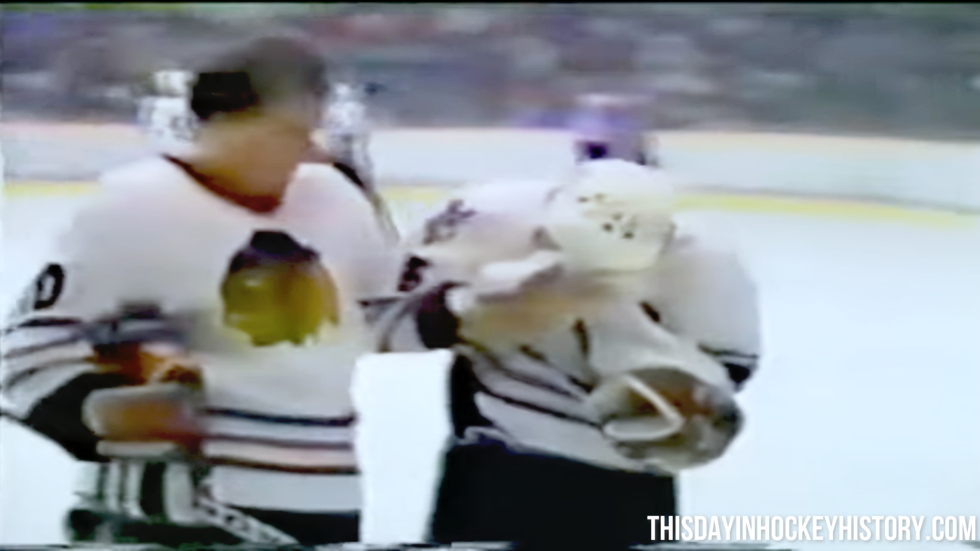 This Day In Hockey History-May 12, 1985-Edmonton Oilers Chicago Blackhawks rough stuff