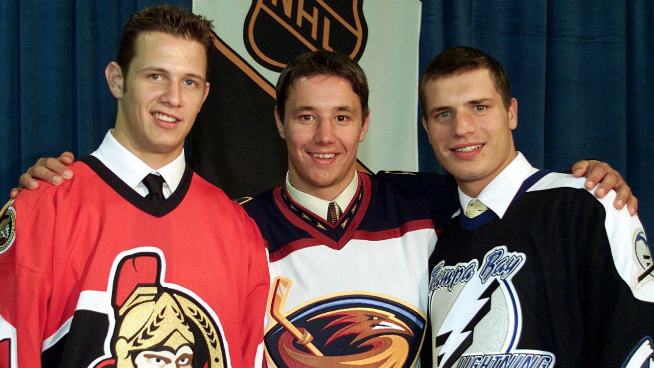 This Day In Hockey History-June 24, 2001-Kovalchuk first Russian No. 1 Overall, Senators trade Yashin and select Spezza No. 2