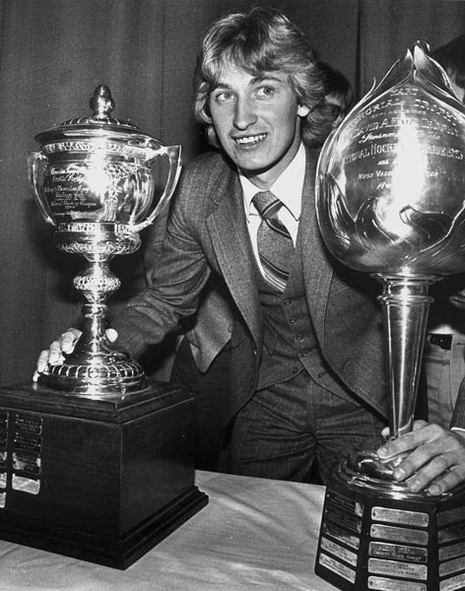 Wayne Gretzky Edmonton Oilers Lady Byng Hart Trophy