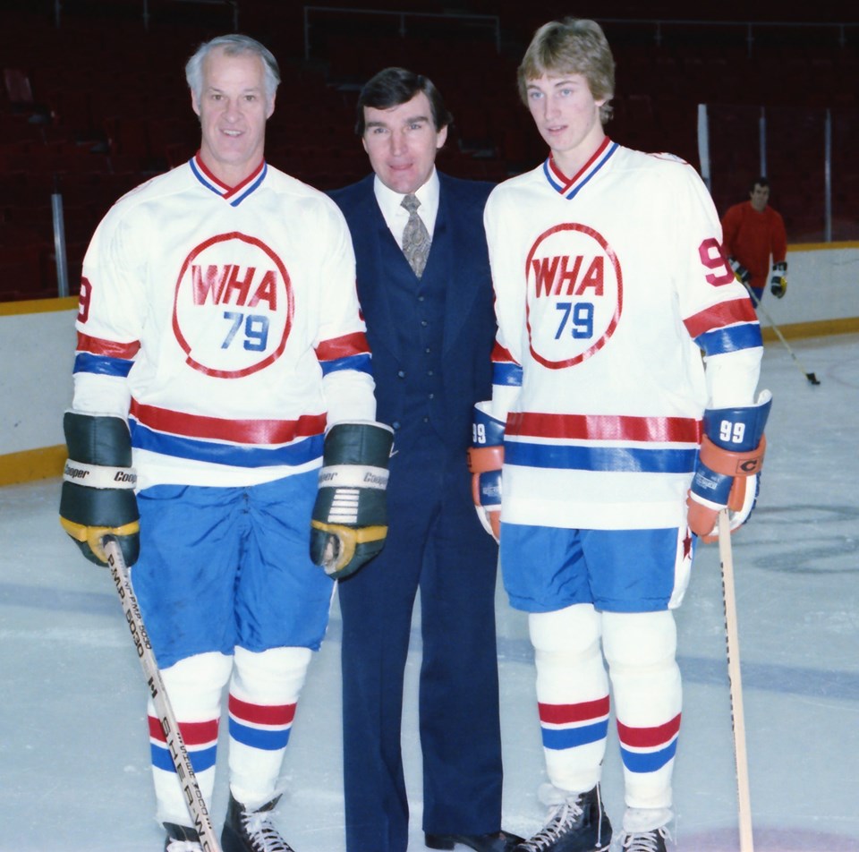 Wayne Gretzky Edmonton Oilers Gordie Howe 1979