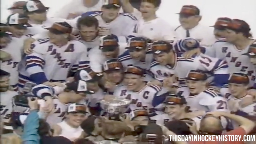 This Day In Hockey History-June 14, 1994-Rangers Win the Stanley Cup, Kiss the Curse Goodbye