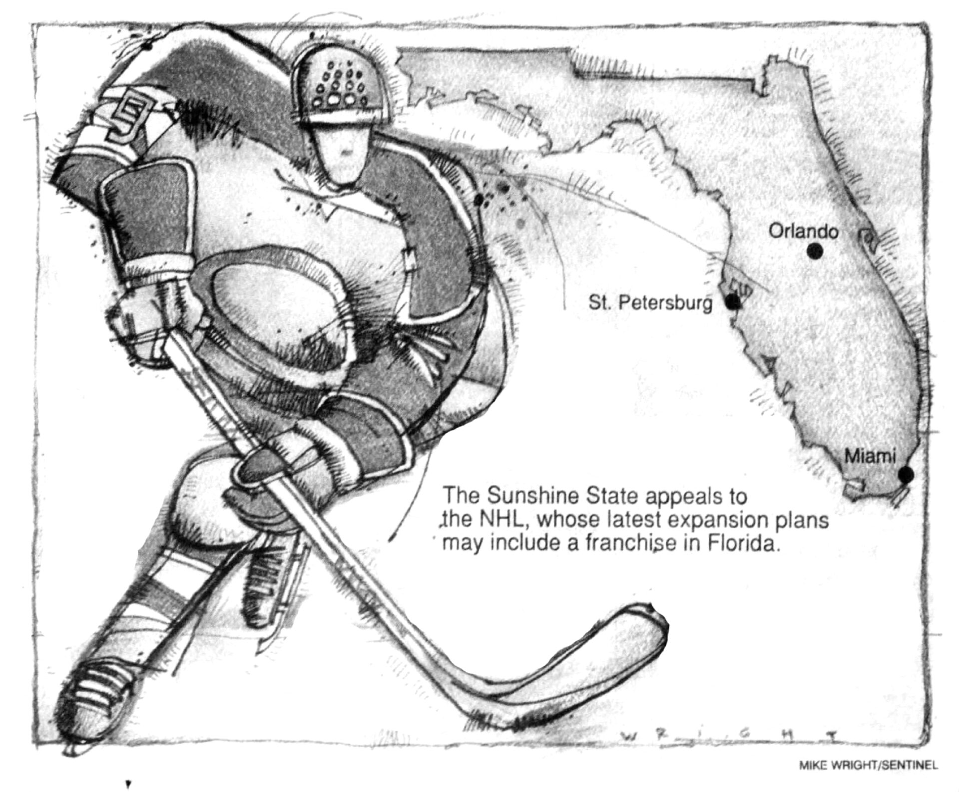 This Day In Hockey History-June 3, 1990-National Hockey League warms to the idea of expanding to Florida