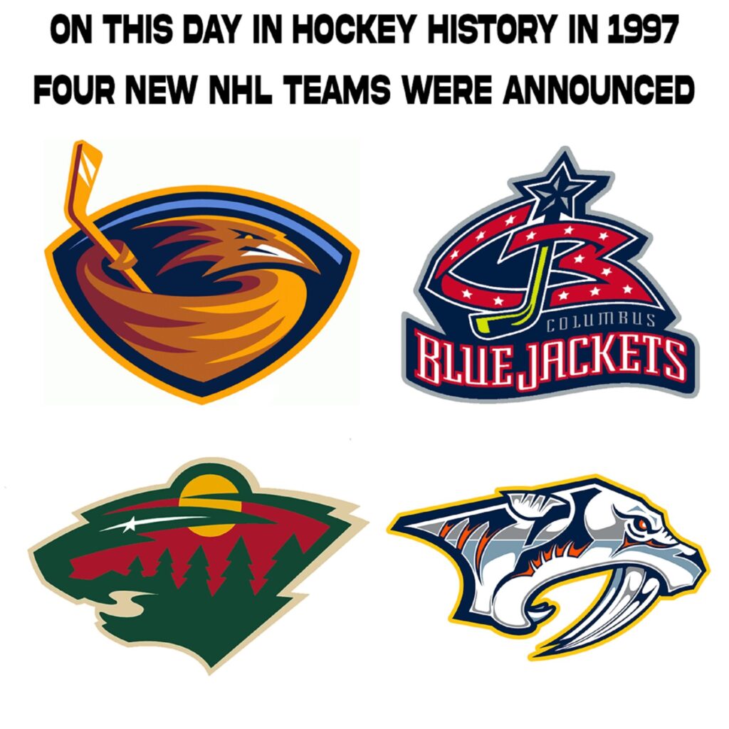 1997-2000 NHL Expansion (image credit: This Day in Hockey History)