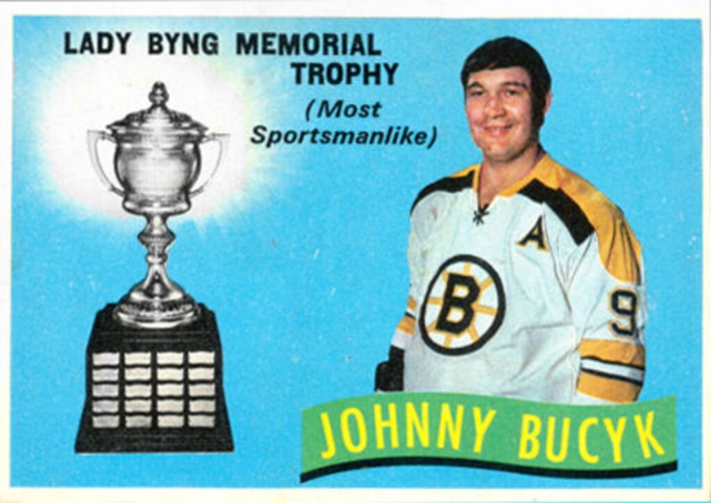  Johnny Bucyk 1974 Lady Byng Trophy